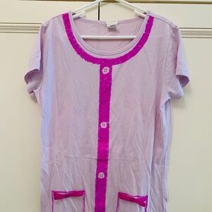 Crewcuts Girls Purple Sequins Tshirt Size 14